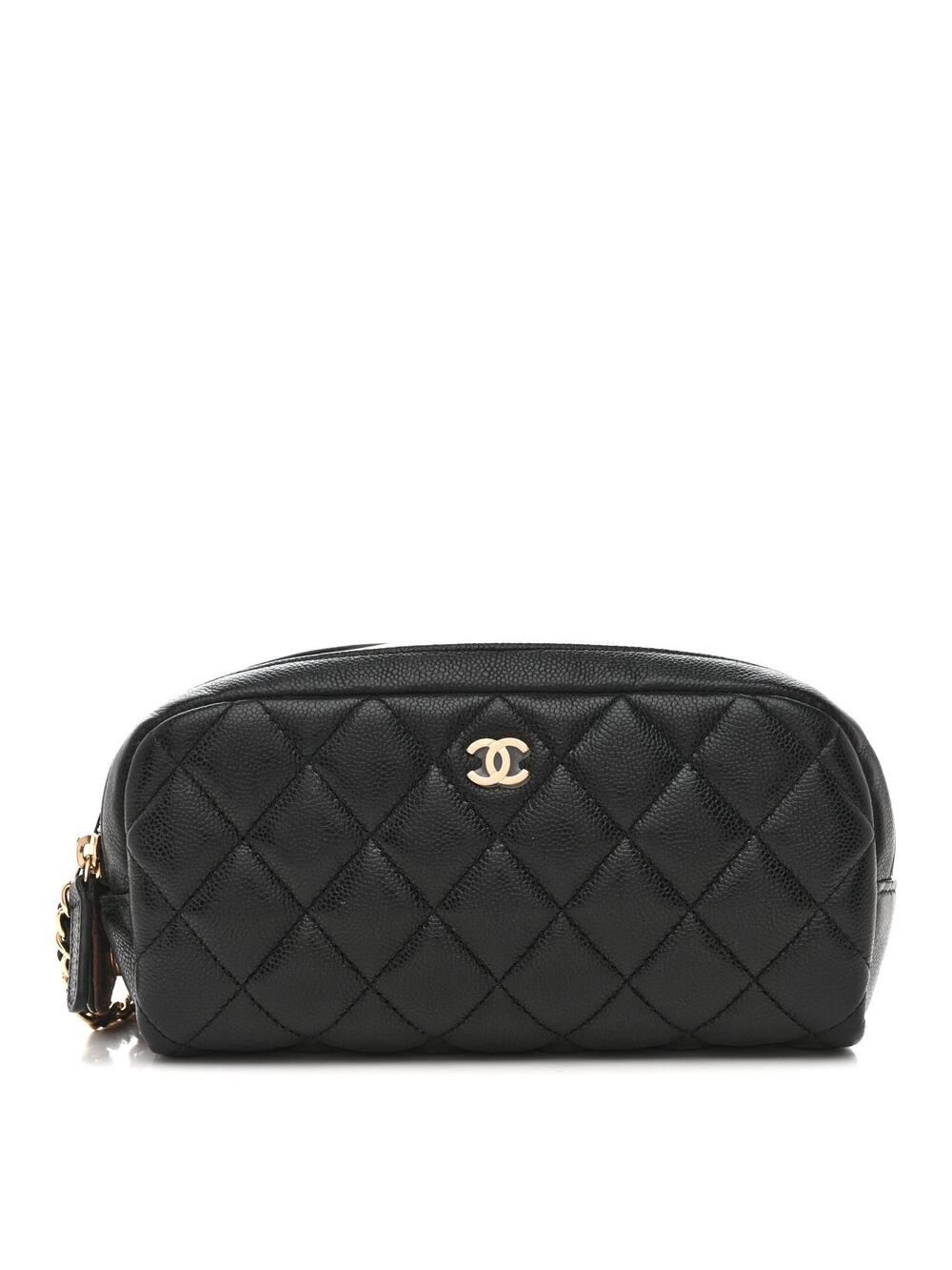 Chanel Caviar Quilted Toiletry Case #348561C22B
